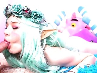 Beautiful Elf Chick Gives A Blow-job And Gets Her Anal Invasion Fuck Hole Rammed