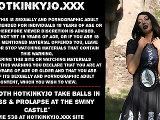 Anal Invasion Punk Hotkinkyjo Takes Ballsack In Her Backside & Blossom